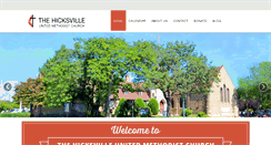 Desktop Screenshot of hicksvilleumc.com